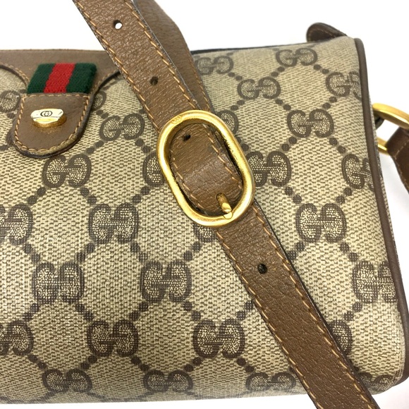 Authentic Gucci brown monogram canvas crossbody - Picture 15 of 16